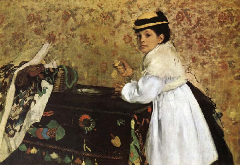 Edgar Degas Portrait Spain oil painting art